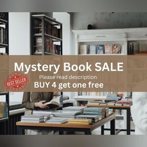 Mystery book, Blind date with a book. Vintage old books